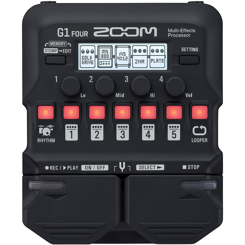 Zoom G1 Four Multi-Effects Processor image 1