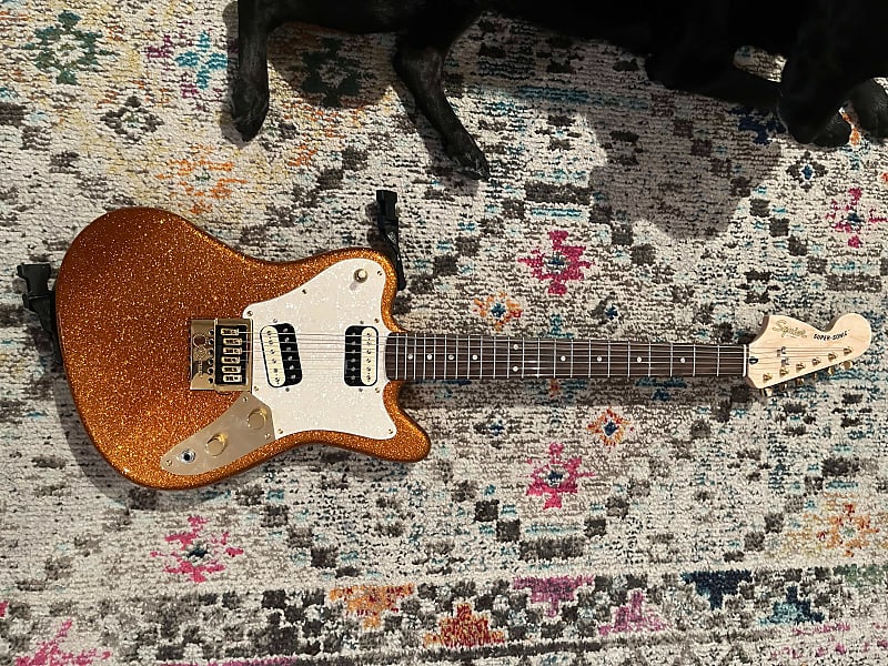 Squier Super Sonic 2021 - Orange Sparkle | Reverb