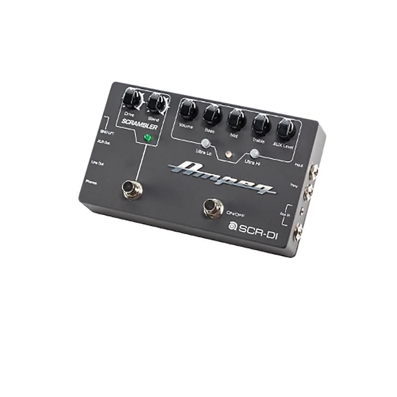 Ampeg SCR-DI Bass Preamp Pedal And Direct Box With Overdrive, EQ, And Tone Controls image 1
