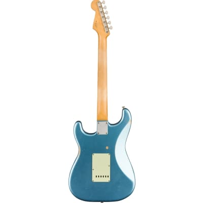 Fender Vintera Road Worn '60s Stratocaster, Pau Ferro Fingerboard, Lake Placid Blue Electric Guitar image 2