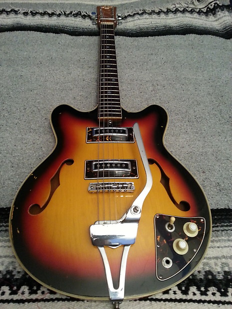 Vintage Semi Hollowbody Guitar 1960 s