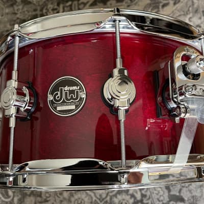 DW Performance Series 14 x 6.5 Snare Drum - Cherry Stain Lacquer DRPL6514SSCS image 3