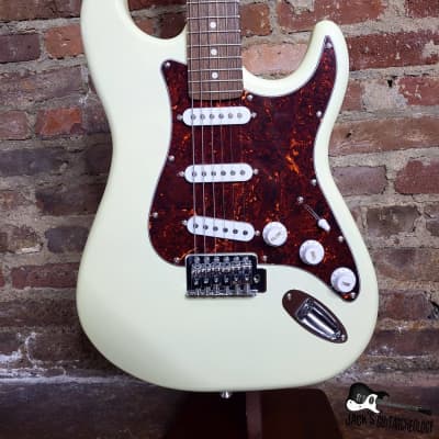 Nashville Guitar Works NGW130IV S-Style Electric Guitar w/Rosewood Fretboard (Oly. White) imagen 1