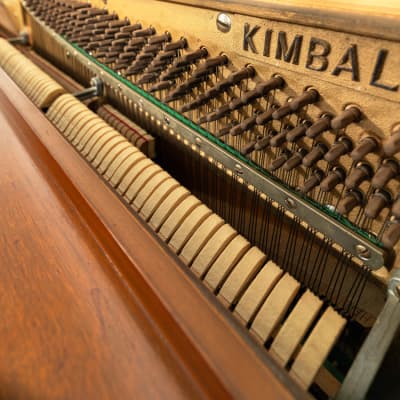 Kimball Classic Upright Piano | Satin Mahogany | SN: 615879 image 5