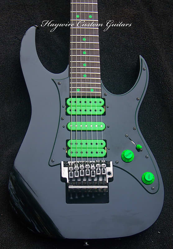 ギター Ibanez universe uv-7 BK Ibanez UV7 Steve Vai Signature Universe | Reverb