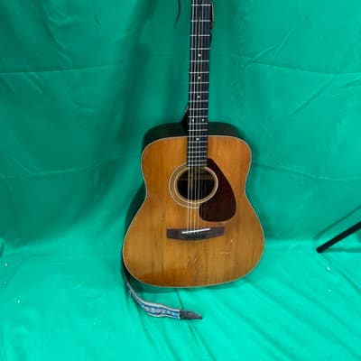 Yamaha Nippon Gakki FG-160 Japan Tan Label 1972 Natural | Reverb