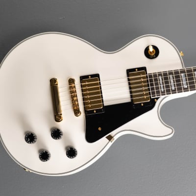 Gibson Custom Shop Les Paul Custom w/Ebony Fingerboard Gloss - Alpine White