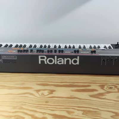 Roland Juno-106 61-Key Programmable Polyphonic Synthesizer 1984 - 1985 - Black + Original Roland Case image 6