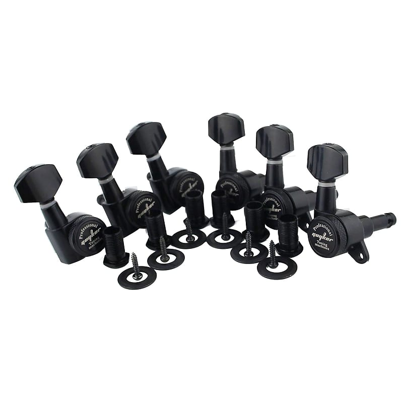 Guitar Locking Tuners (3L + 3R Handed) - 1:21 Models Rear