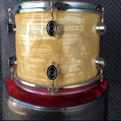 Pacific by DW Rack Tom 12" CX Series Maple White Onyx Made In Ensenada MEXICO image 2