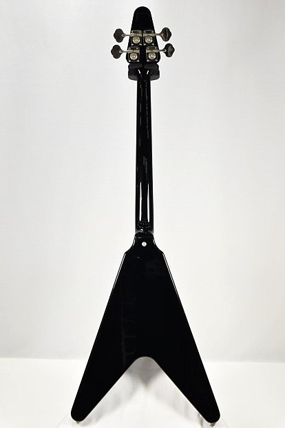 堅実な究極の bass black BVB-75 Burny Flying FREESHIP Condition Good V ベース