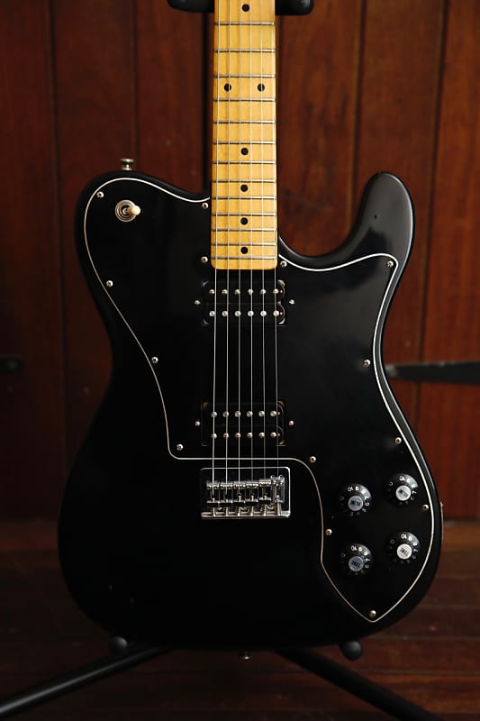 Stagg Custom Deluxe Telecaster Black Electric Guitar Made in Japan Pre-Owned image 1
