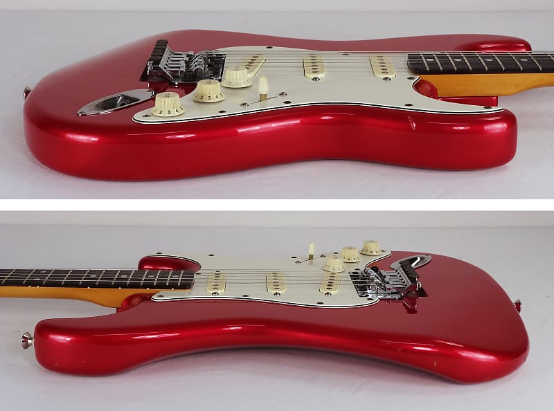 1987-1988 Fender Stratocaster ST-362 Made In Japan MIJ Candy Apple Red with  Schaller Floyd Rose