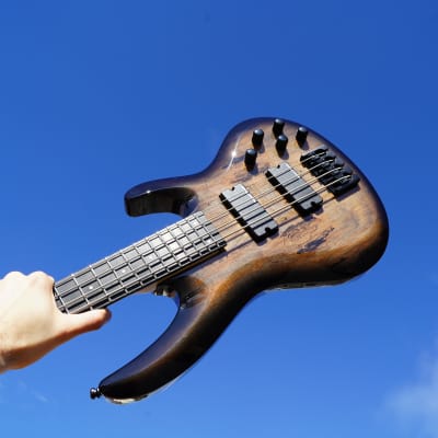 ESP BTL-4 - Black Natural Burst 4-String Electric Bass Guitar w/ Case (2024) for sale