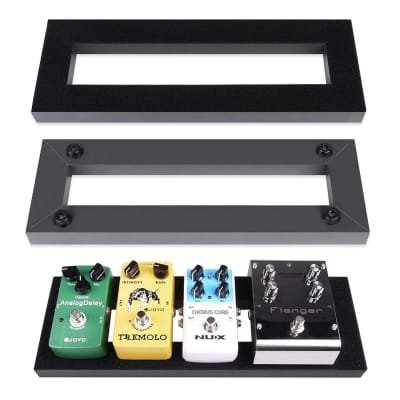 Pedalboard Made By Aluminium Alloy 15.7" x 5.3" Guitar Effect Pedal Board (Small Pedalboard) image 4