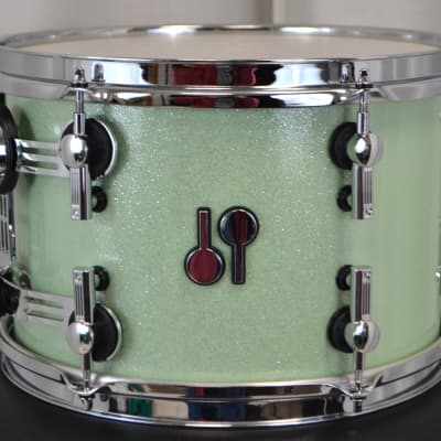 Sonor 18/12/14" SQ2 Drum Set - Vintage Maple Shells Pale Green image 6