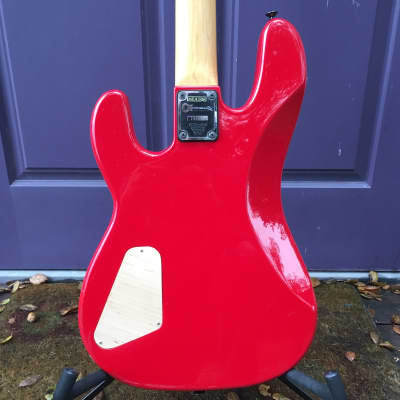 1986 Charvel 2B Electric Bass in Red - Made in Japan image 13