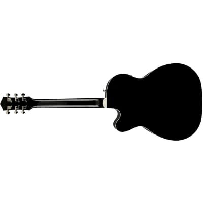Gretsch Acoustic Collection G5013CE Rancher Jr Acoustic Electric Guitar, Rosewood Fretboard, Black image 9