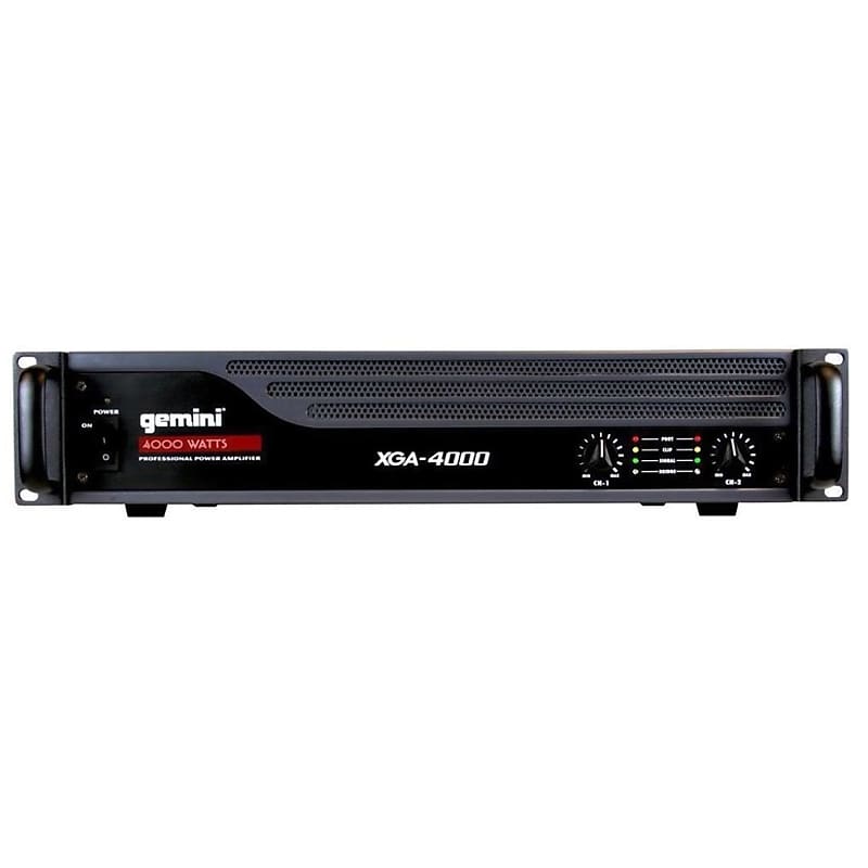 Gemini XGA-4000 Professional Power Amplifier 4000W Rack PA Amp XGA4000 image 1