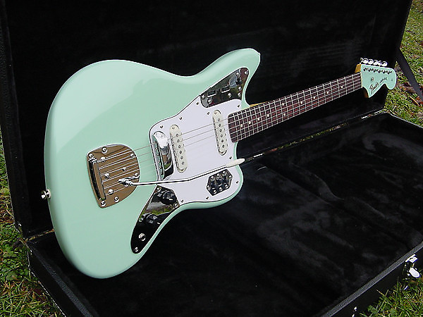 Squier vintage modified jaguar surf green discount