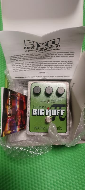 Electro-Harmonix Bass Big Muff pi 2022 - Green silver image 1