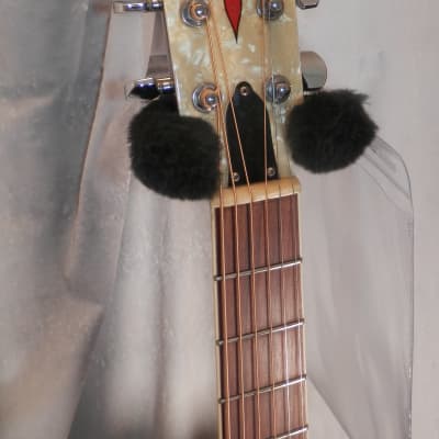 Regal Resonator Acoustic Guitar Matte Black Metal Body used image 8