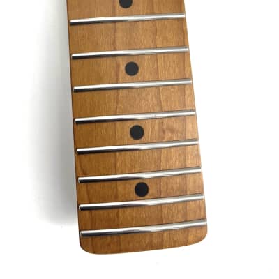 Geaux Guitar Tele Style Roasted Maple Neck w/ Rounded Fret Edges 2024 - Satin image 6