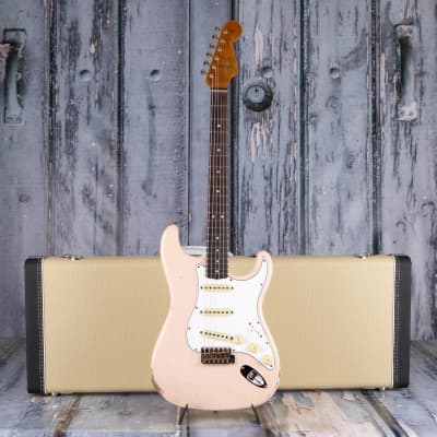 Fender Custom Shop Limited Edition 1964 Straotcaster Relic, Super Faded Aged Shell Pink image 8