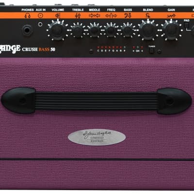 Orange Crush Bass 50 Limited Edition Glenn Hughes Purple image 4