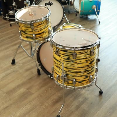 Ludwig Classic Maple Jazzette 3Pc Shell Pack 12/14/18 (Lemon Oyster) image 7