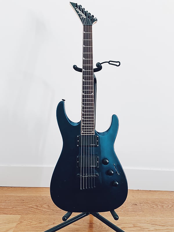 Jackson Dinky Reverse DKMG MIJ 1997 Metallic Blue | Reverb