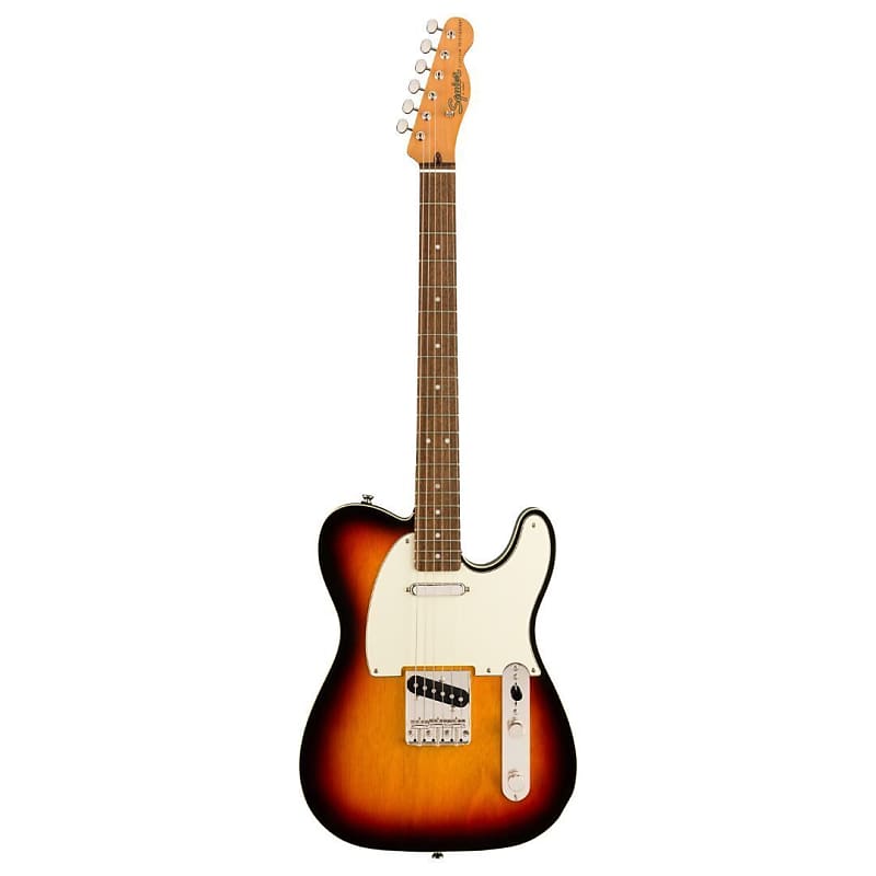 Squier Classic Vibe '60s Custom Telecaster 6-String Right-Handed Electric Guitar with Indian Laurel Fingerboard, Nyatoh Body and Tinted Gloss Urethane Neck Finish (3-Color Sunburst) image 1