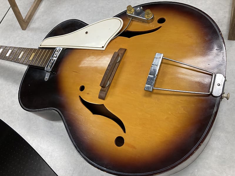 Audition 60's Japan made Archtop with pickup "project" AS IS image 1