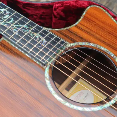 Taylor ps14ce FLTD sinker redwood&ebony limited accoustic guitar with pickup image 12