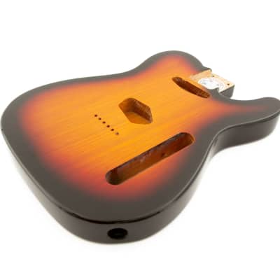 Tone Ninja Tele Body, Roasted Ash, Gloss Poly Sunburst