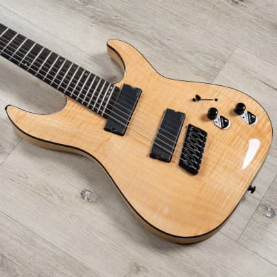 Schecter C-7 Multiscale SLS Elite 7-String Guitar Flamed Maple Top Gloss Natural image 1
