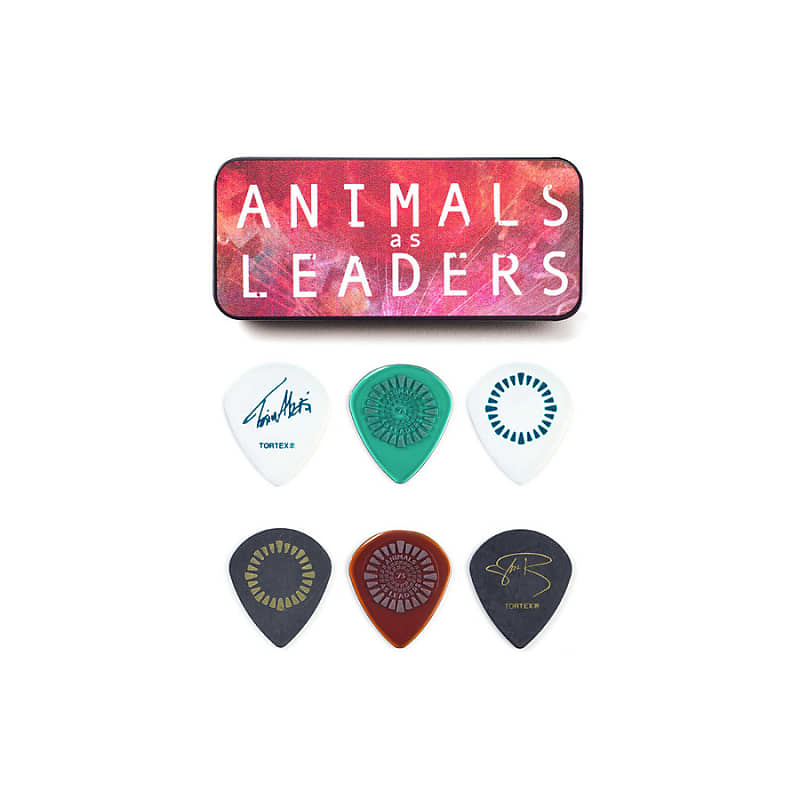 Dunlop Animals As Leaders Tosin Abasi and Javier Reyes Picks - 6 Pick Tin image 1