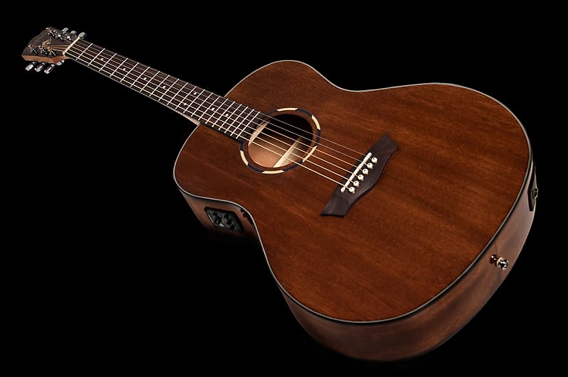 Washburn WLO12SE Woodline 10 Series Orchestra Body Solid Mahogany 6-String Acoustic Electric Guitar image 1