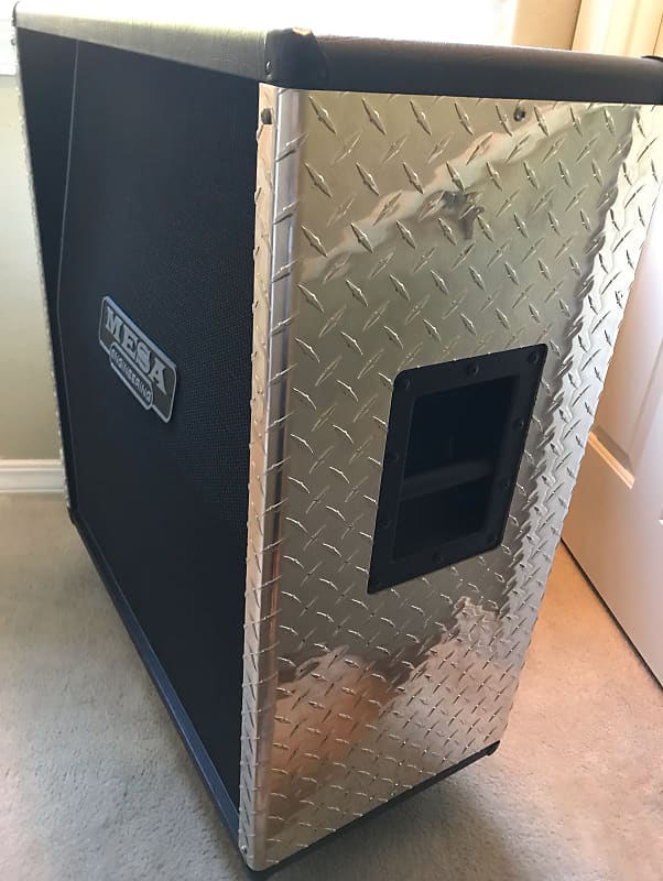 Mesa 4x12 Rectifier Oversized Cabinet with Diamond Plate Side Armor (Rare)