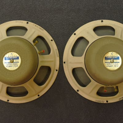 Jensen A12 Field Coil Speaker Pair Vintage 40s Rare A-12 12