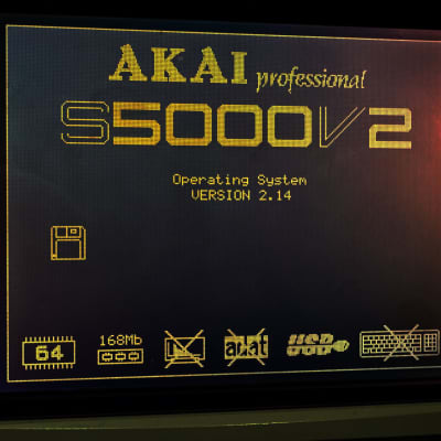 Akai S5000 w/USB Option & Akai Sys