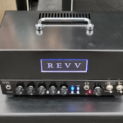 REVV G20 2-Channel 20-Watt Guitar Amp Head with Reactive Load and Virtual Cabinets With Matching 1x12 Cab image 2