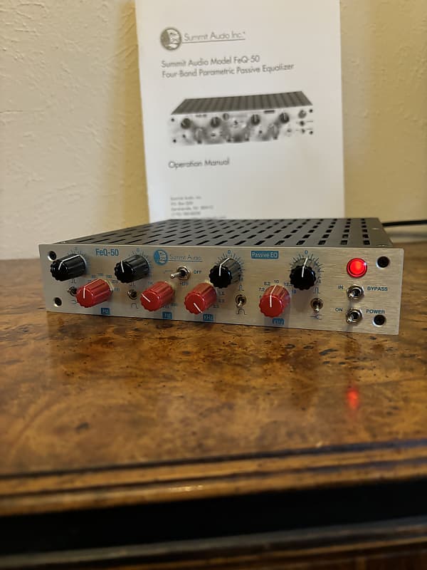 Summit Audio FeQ-50 Dual-Path 4-Band Passive Parametric Equalizer | Reverb