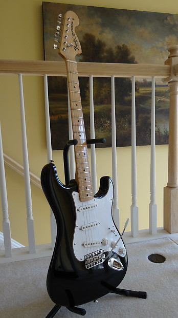 Fender '68 Reissue Stratocaster MIJ 1994 st-67 Black | Reverb
