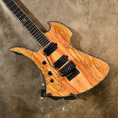 B.C. Rich Left Handed Mockingbird Extreme Exotic FR 2020 Spalted Maple Lefty Guitar image 3