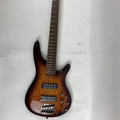 Ibanez SR Series SR405EQM Quilted Maple Dragon Eye Burst 5-String Electric Bass + FREE Gig Bag! image 11