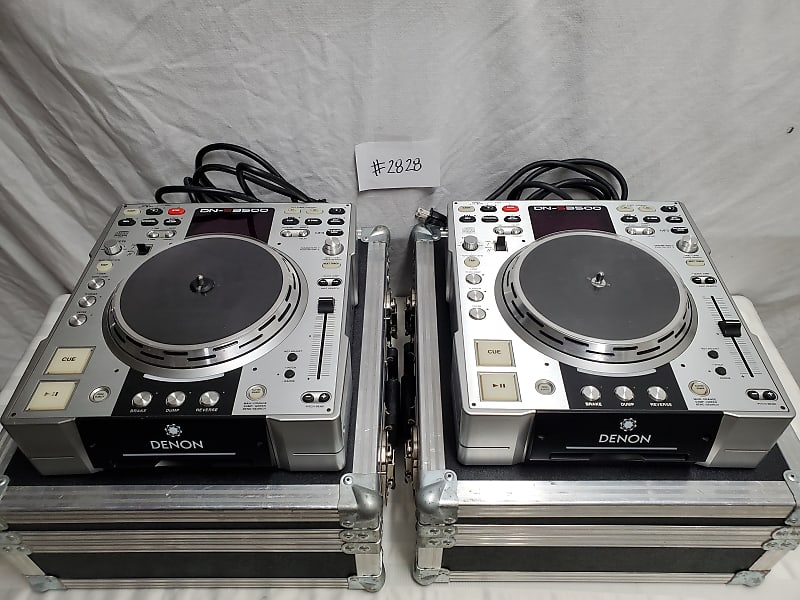 DENON DJ DN-S3500 PROFESSIONAL DJ CD/MP3 PLAYERS #2828 GOOD USED