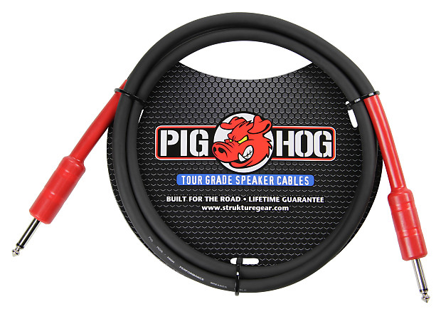 Pig Hog PHSC5 1/4" TS Speaker Cable - 5' image 1