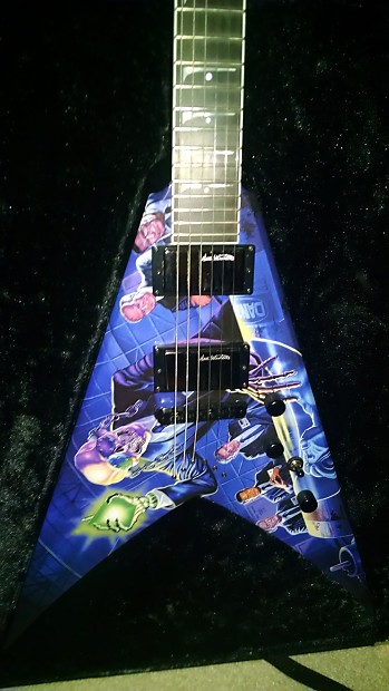 Dean Dave Mustaine Rust in Peace V Rust in Peace Graphic image 2