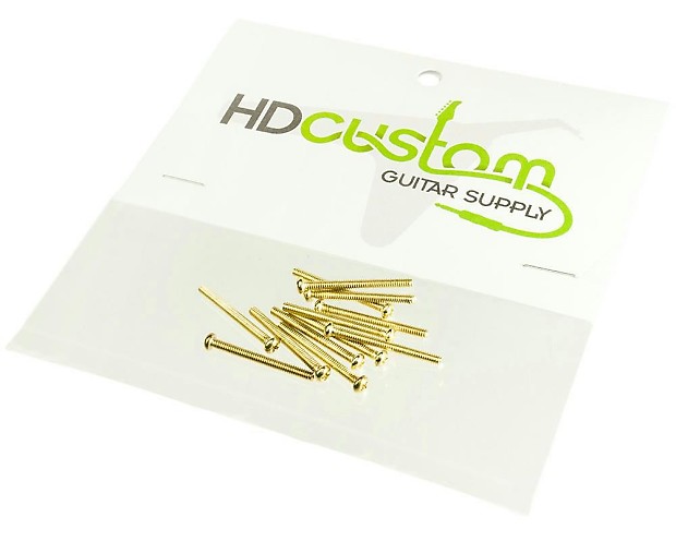 HDCustom HDSP029G-12 Humbucker Height Adjustment Screws (12-Pack) image 1